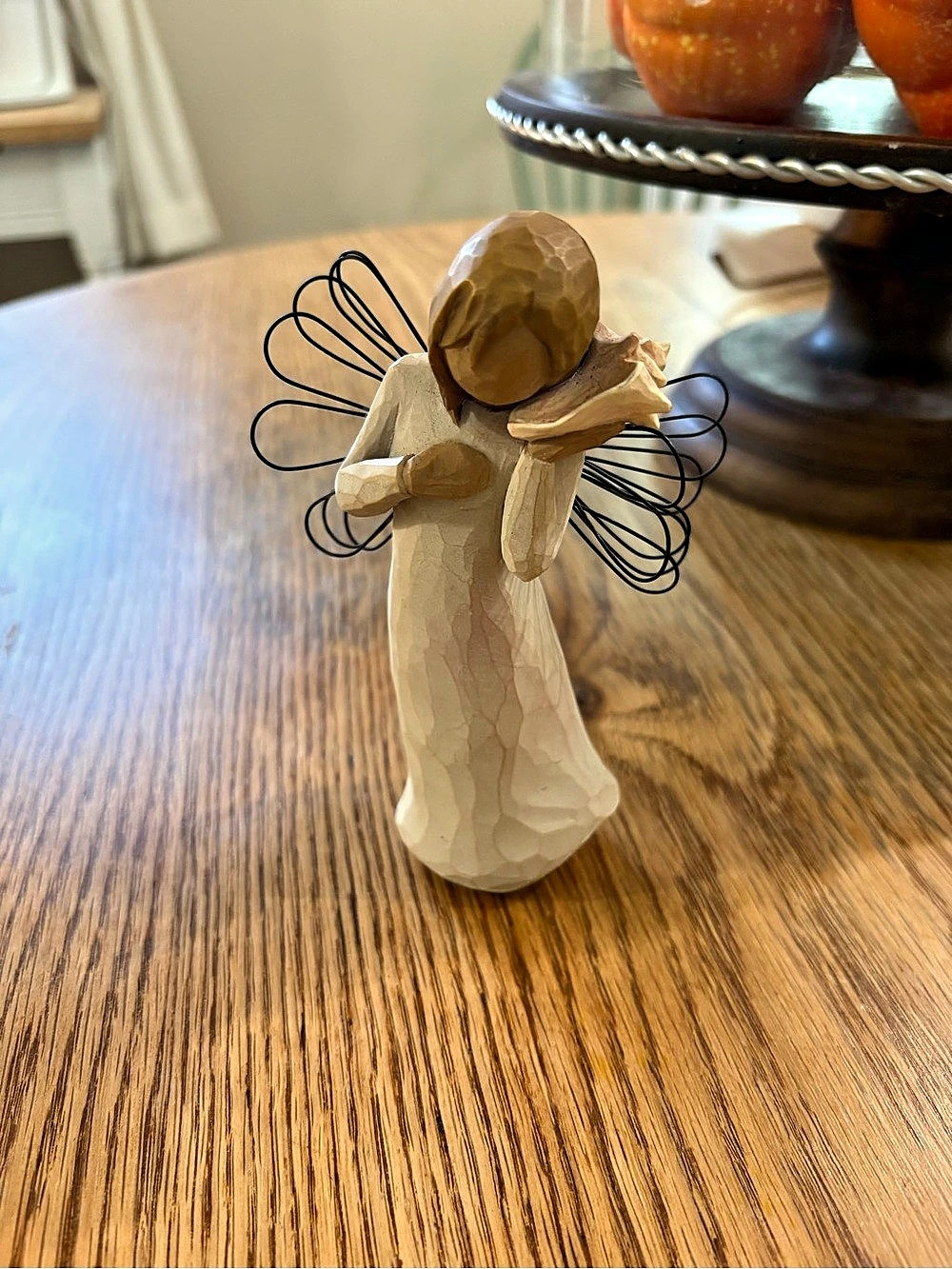 Willow Tree Thinking of You Angel Figurine Cream Decor